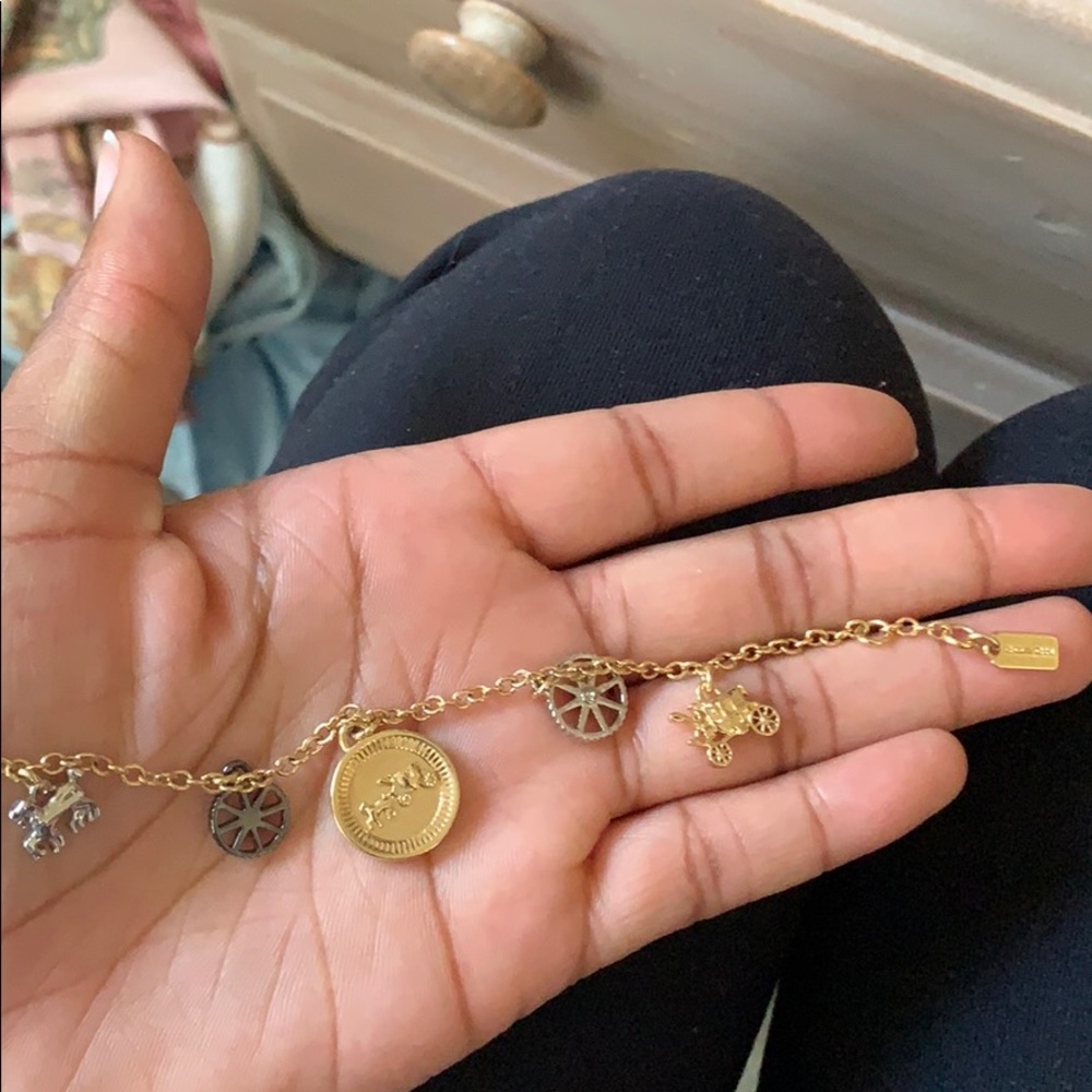 Coach keychain/ bracelet